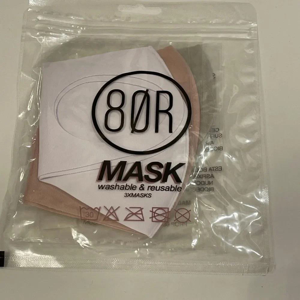 8 OTHER REASONS Facemask Trio in Grey, Lilac & Mauve - New in Package